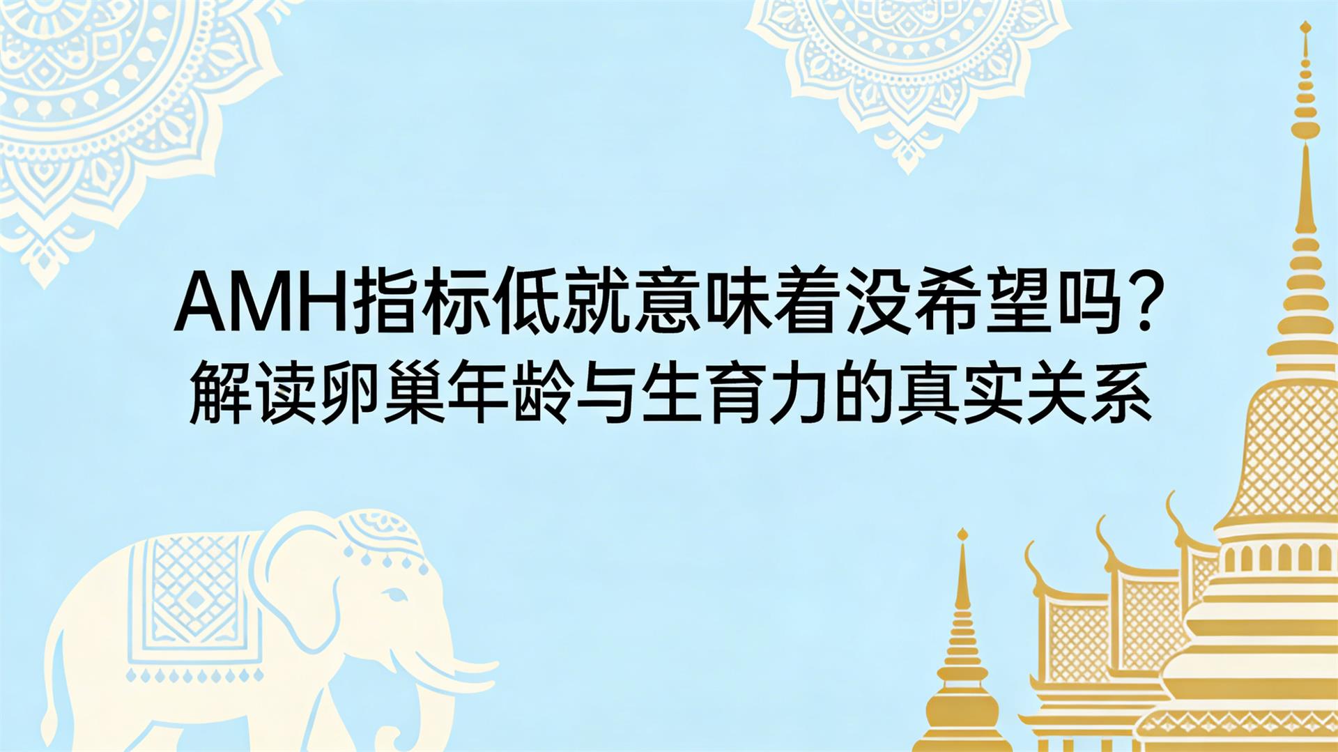 AMHָ��;���ζ��ûϣ���𣿽���ѳ�����������������ʵ��ϵ